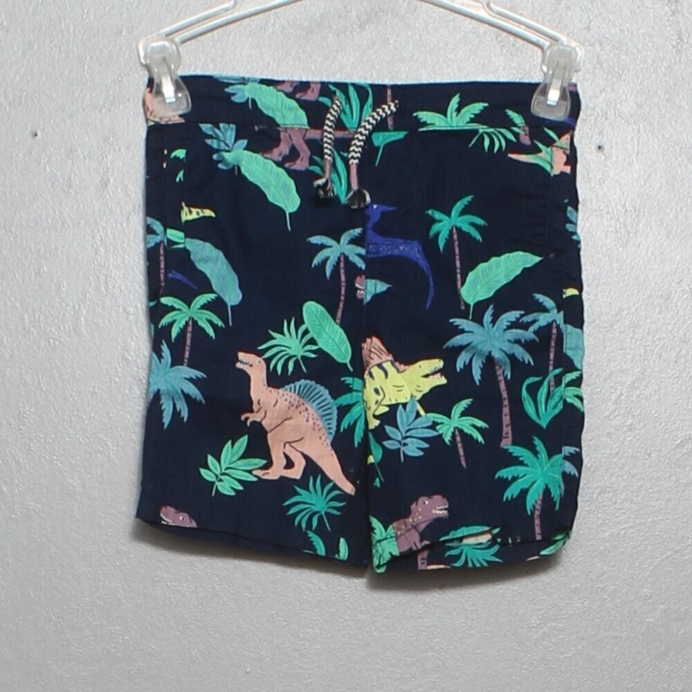 Marks and Spencer dinosaur print cotton pull on shorts